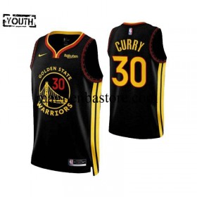 Maglia NBA Golden State Warriors Stephen Curry 30 Nike 2023-2024 Nero Swingman - Bambino
